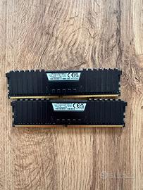 RAM DDR4 CORSAIR 8GBX2 3600 MHZ