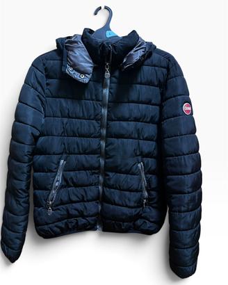 Piumino Colmar Originals nero con cappuccio XL