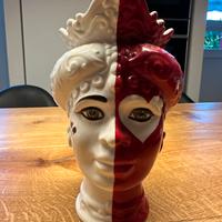 Sbordone porcellane - vaso testa di moro