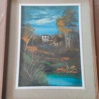 Quadri in olio con cornice 