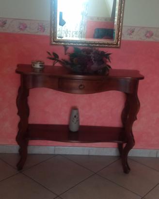 ingresso in noce con specchio 
