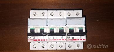 Bticino magnetotermici 16A curva C- 6000A