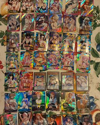 Lotto 128 carte waifu