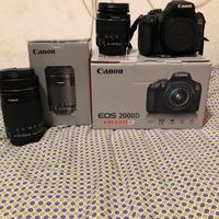 Canon Eos 2000D + obiettivi
