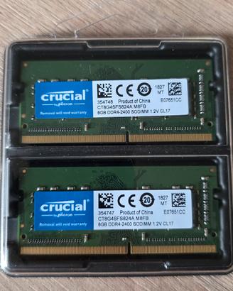 DDR4  8 +8  gb
