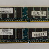 RAM NANYA DDR400 256MB M1Y25664DS88C3G-5T 2x