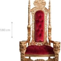 Poltrona Trono stile Barocco