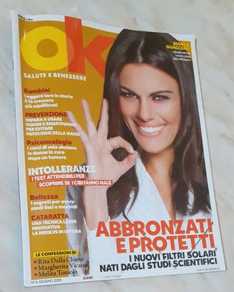 Rivista Magazine OK n 6 2018 Bianca Guaccero