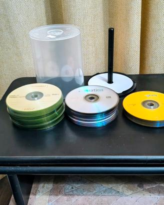 lotto di n.38 CD -R + N. 38 DVD -R ,nuovi