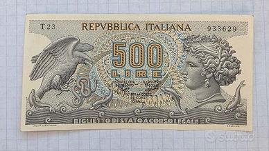 SUP| 500 Lire Aretusa (NO Fibrille) DM. 23-02-1970
