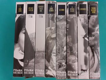8 vhs de l unità i capolavori italiani