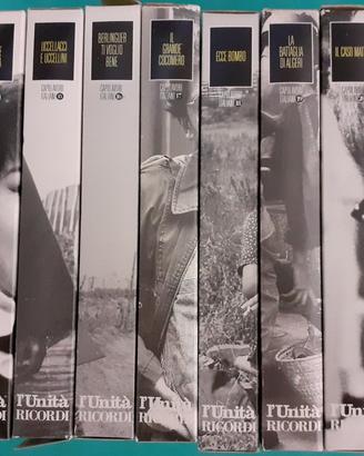 8 vhs de l unità i capolavori italiani