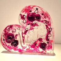 Cuore in resina epossidica