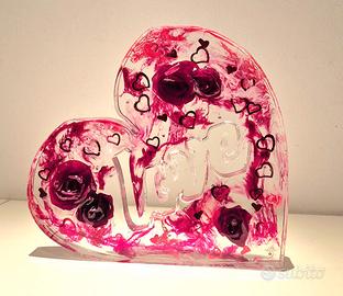 Cuore in resina epossidica