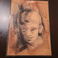 Quadro a carboncino 35x25