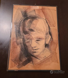 Quadro a carboncino 35x25