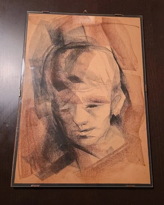 Quadro a carboncino 35x25