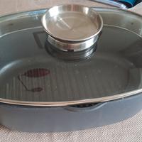 Rostiera ovale 34x23 cm con coperchio I Giganti

