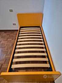 Letto singolo per ragazzi con doghe