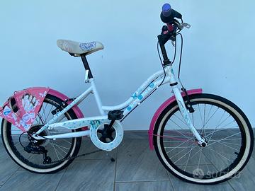 Bicicletta violetta per bambina