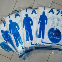 5 Tute Bianche con cappuccio Protettive taglia XXL