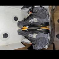 Jordan 5 Retro Off-White Black Muslin