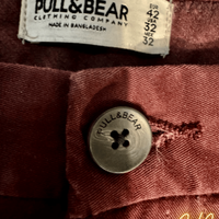 Pantaloni H&M chinos classici bordeaux - 42