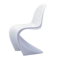 Coppia Sedie Panton Chair laccate bianco lucido