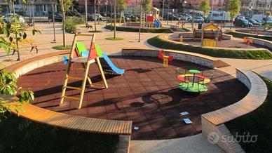 Pavimentazione Antitrauma per Aree Gioco x Bambini