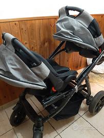passeggino gemellare 