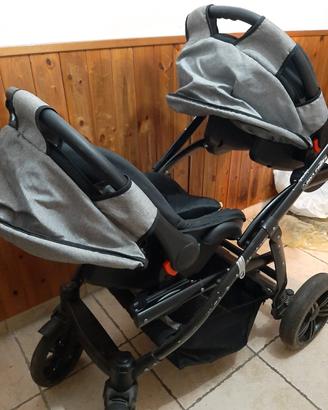 passeggino gemellare 