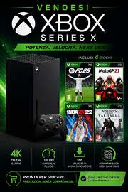 Xbox Series X 1TB + Controller + 4 Giochi