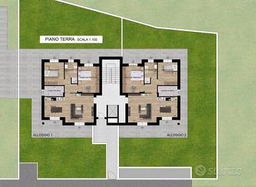 Appartamento di 123 m² con 4 locali a Rivalta di T