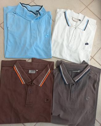 Lotto Polo Uomo XXL - Set 4 Pezzi