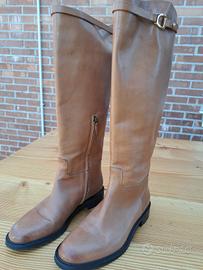 Stivali donna, in pelle made in Italy n. 40