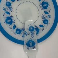 Piatto per Torta con Utensile in Vetro 