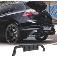 DIFFUSORE VOLKSWAGEN GOLF 8 LOOK R DOPPIA USCITA