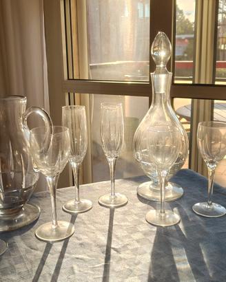 Set completo in cristallo