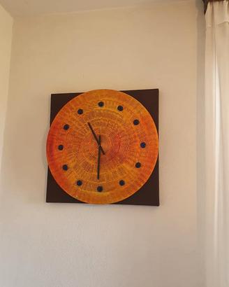OROLOGIO IN LEGNO GRANDE DA PARETE 