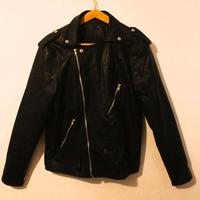 GIUBBOTTO giacca in finta pelle nuovo - taglia S