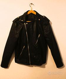 GIUBBOTTO giacca in finta pelle nuovo - taglia S