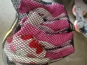 Pattini in linea per bambina +casco +protezioni 