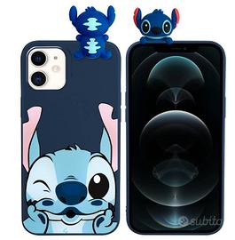 Cover iPhone 15 6,1" 3D stitch silicone custodia