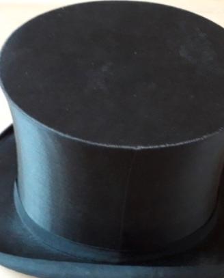 Cappello a cilindro anni '20 pieghevole