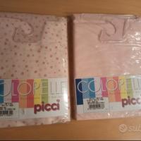 Set lenzuola per lettino Picci Colorelle NUOVO