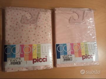 Set lenzuola per lettino Picci Colorelle NUOVO