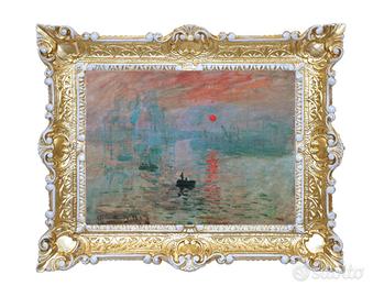 STAMPA IMPRESSIONISTA CLAUDE MONET CORNICE 55X45