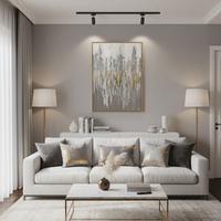 Quadro d'arredo, con dettagli scultorei 3D