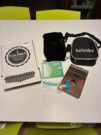 Kalimba thumb piano in legno nuova