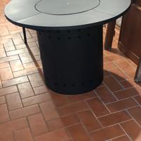 Braciere caminetto Tavolino a gas per esterno